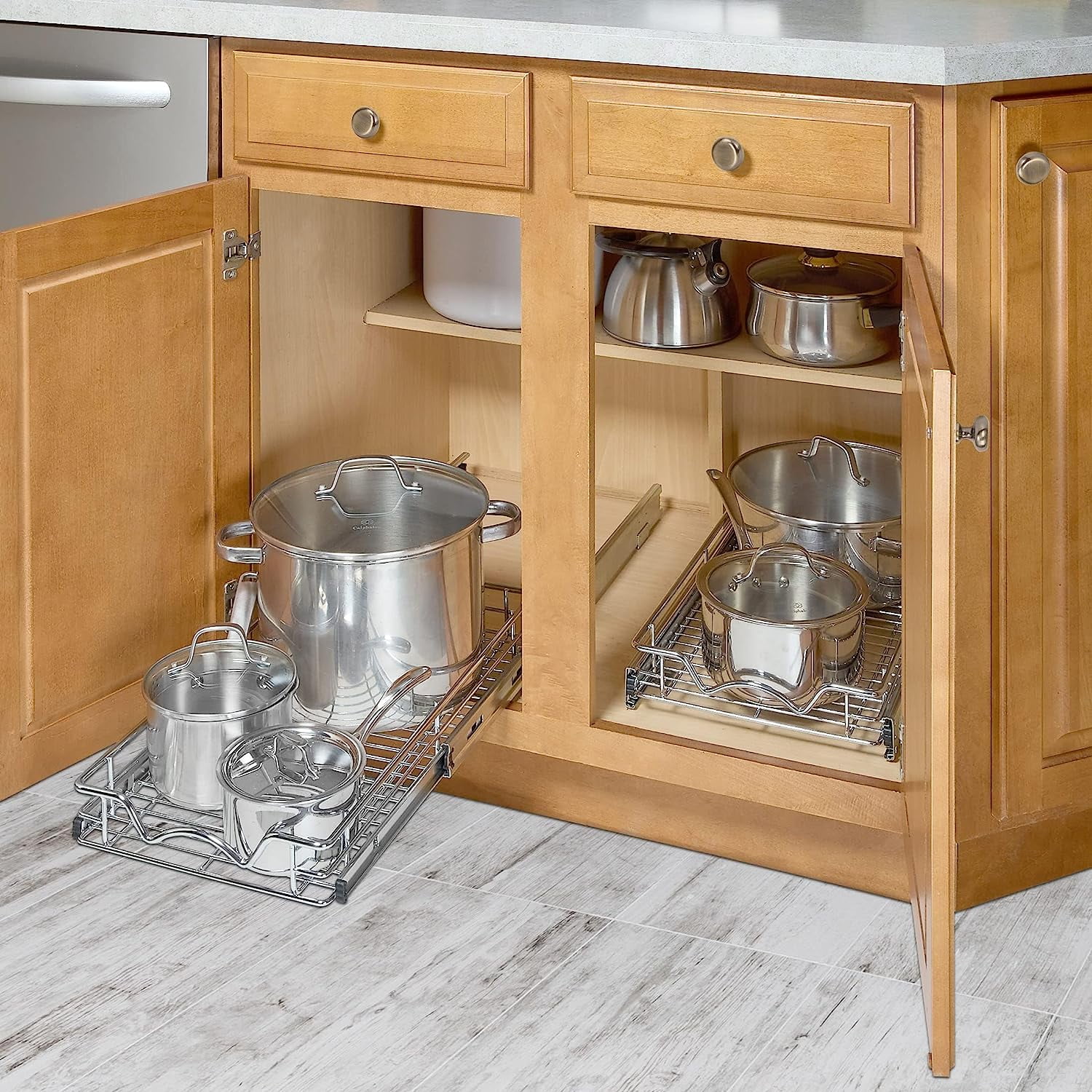 Cardell Kitchen Cabinet Accessories - Drawer Organizer Kit Wide