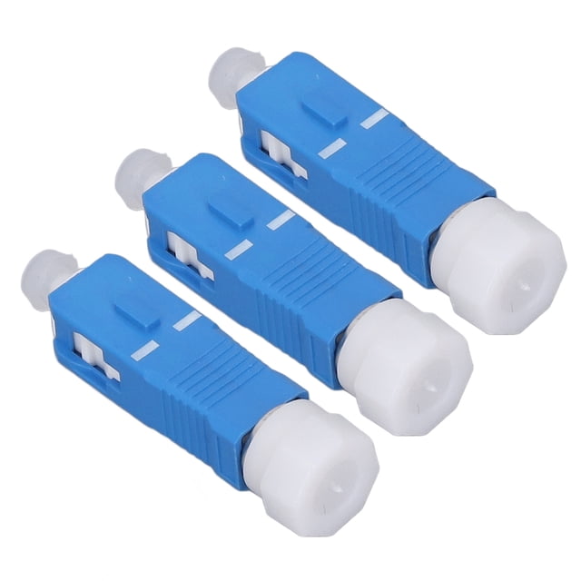 Uadme Conector De Fibra óptica, 3 Adaptadores De Conector De Fibra óptica SC Macho A FC Hembra Convertidor De Modo único para Medidor De Potencia óptica, Transmisión De Baja Pérdida