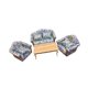 thumbnail image 5 of Muebles de casa de muñecas 1:12, sofá de simulación, adornos, mini sofá para baño estilo F, 5 of 9