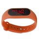 thumbnail image 3 of Sidaley Reloj de Digital fino para niños con pantalla LED, de Fitness para estudiantes, suministros deportivos para niños y niñas Relojes inteligentes Naranja 240*15mm, 3 of 5
