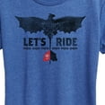 thumbnail image 3 of How to Train Your Dragon - Let's Ride - Women's Short Sleeve Graphic T-Shirt, 3 of 5
