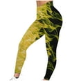 thumbnail image 3 of AXXD Womens Leggings Flame Printed Leggings Fitness Running Tight Yoga Pants, 3 of 6