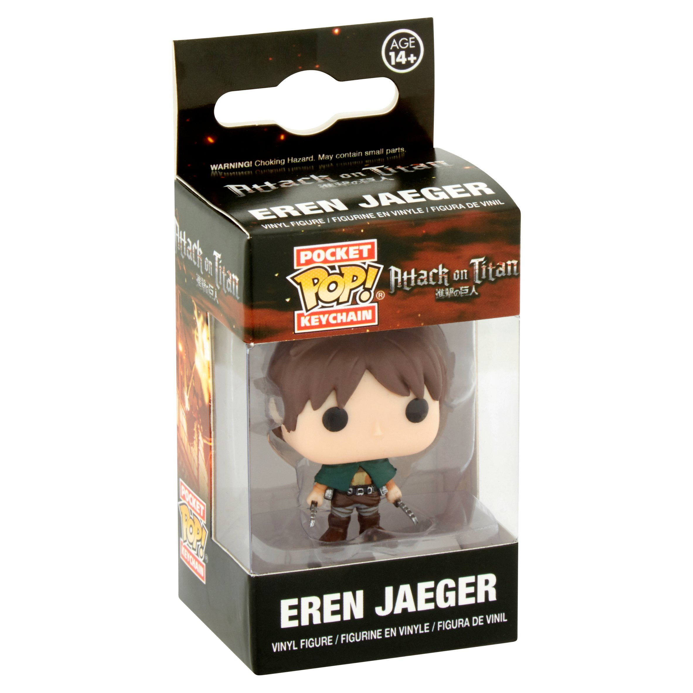Eren Jaeger Action Figure Attack on Titan Funko POP Keychain