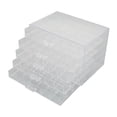 thumbnail image 2 of Jewelry Container Box, Jewelry Clear Container 120 Grids Sturdy Prevent Tangles 5 Layers  For Craft Beads, 2 of 8