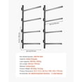 thumbnail image 6 of Kayak Storage Rack Heavy Duty Adjustable Wall Mount Stand for Indoor Outdoor Garage Shed Dock Holds Canoe  Surfboard, 6 of 8