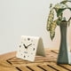 thumbnail image 5 of Reloj de mesa, reloj de escritorio, arte moderno, sencillo, silencioso, adorno de escritorio para encimera Beige, 5 of 7