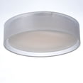 thumbnail image 4 of 10220WO Maxim Lighting Prime-19.5W 3 LED Flush Mount-16 Inches wide by 5.5 inches high-White Organza Finish, 4 of 5