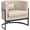 Beige, variant on Faux Leather Accent Chair Modern Barrel Chair Upholstered Armchair for Living Room Bedroom Single Sofa Chair Club Chairs Beige