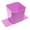 Pink, variant on Haussimple Car Trash Can Garbage Bin Waterproof Auto Wastebasket Pink- High 7.5", Length 7.5"