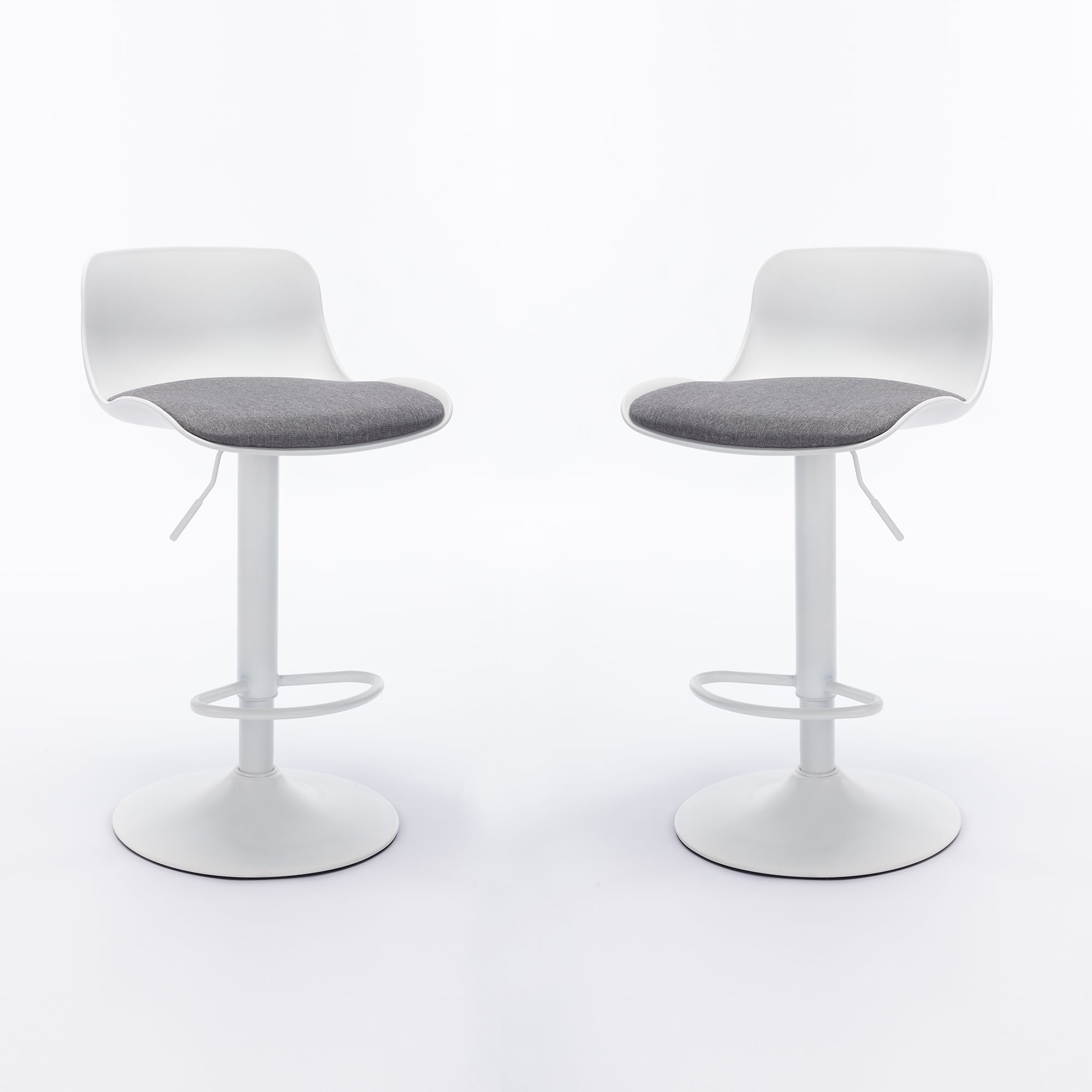 Private Jungle Set of 2 for Kitchen Counter Adjustable Counter Height,Tall Barstools Kitchen Island Stools,White Private Jungle Set of 2 for Kitchen Counter Adjustable Counter Height,Tall Barstools Kitchen Island Stools,White