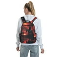thumbnail image 7 of Honeii Lone Rider Under Red Sky Print Lightweight Backpacks,Carry on Backpack,Durable Backpack for School, Work & Travel, 7 of 7