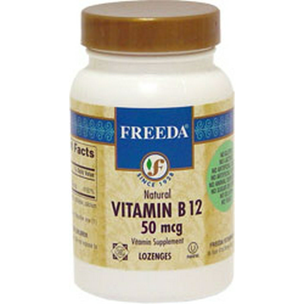 Freeda Kosher Vitamin B12 50 Mcg 100 Lozenges