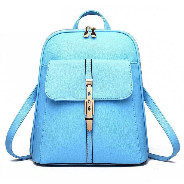 LHSHID casual patent pu leather Womens backpacks solid schoolbag female Rucksack women preppy style High quality school backpack