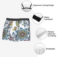 thumbnail image 5 of Kdxio Men's Boxer Briefs with Flowers and Butterflies Print - Comfortable and Breathable Underwear for Everyday Wear, 5 of 7