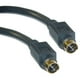 CableWholesale 10S2-01106G S-Video Cable MiniDin4 Connecteur Plaqué Or Mâle 6 Pieds – image 2 sur 4