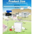 thumbnail image 2 of Downspout Diverter, Rain Barrel Diverter Fits for 2"x 3" Standard Downspout, Rainwater Collection System with Two Water Outlets to Collect Rainwater from Gutter, with 5FT Hose, 2 of 9