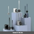 thumbnail image 6 of MR.Siga Toilet Plunger and Bowl Brush Combo, Gray, 1 Set,6.3 x 8.2 x 18.1 inch,for Adult, 6 of 12