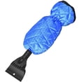 thumbnail image 1 of Ice Scraper with Gloves Waterproof Thick Fleece Snow Remover with Anti Slip Foam Grip Ice Removal Tool for Windscreeuto Car Window Windshield, 1 of 8