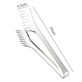 thumbnail image 7 of SPRING PARK Stainless Steel Salad Tongs , Non-slip & Easy Grip Clip Handy Utensil for Cooking, Serving, Barbecue, Buffet, Salad, Ice, 7 of 7