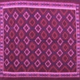 thumbnail image 1 of Ahgly Company Indoor Square Oriental Purple Traditional Area Rugs, 6' Square, 1 of 4