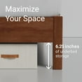 thumbnail image 2 of LIFEMENT King Signature Wood Platform Bed Frame Cherry, Noise-Free, Under Bed Storage, No Box Spring Needed, Easy Assembly, 2 of 10