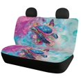 thumbnail image 2 of Pzuqiu Car Seat Covers Interior Polyester, Compatible with Sedan Seats Vans Seats, for Trucks Sedans, Turtle and Butterfly Pattern, 2 of 10