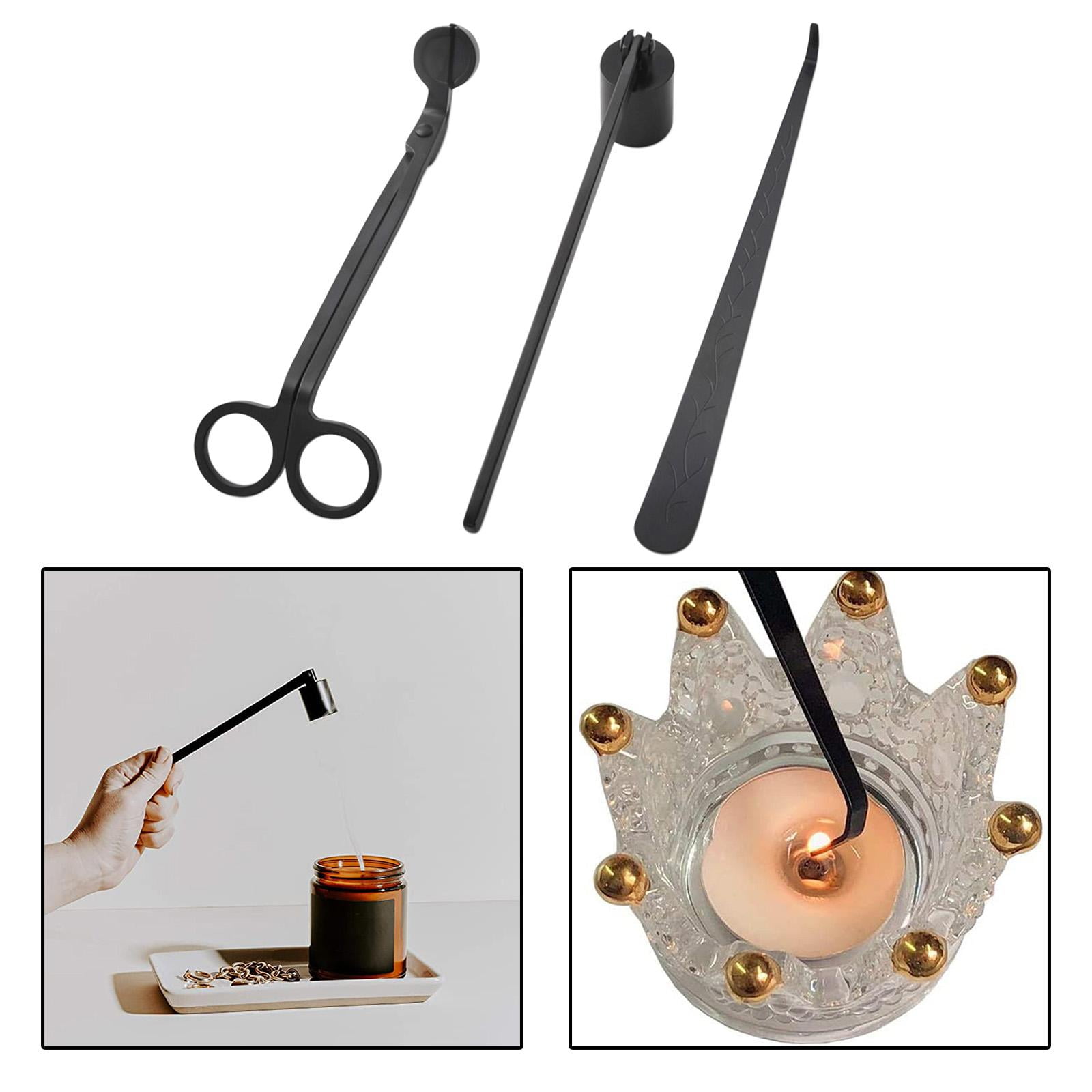 Candle Accessory Set with Candle ,Wick and Wick Dipper Candle Tool