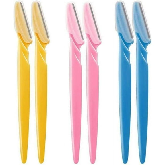 6 Piece Eyebrow Razor, Eyebrow Razor Trimmer, Face Razor, Eyebrow Razor Shaper Shaving for Women and Men -Bomveson