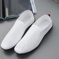 thumbnail image 6 of Wdhugt Casual Loafers For Men With Soft Sole Pu Leather Spring Summer Shoes Size 6.5 Us Foot Length 9.84 Inches, 6 of 9