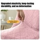 thumbnail image 5 of HWRETIE - Fundas para taburetes de bar redondos con bandas elásticas,funda de terciopelo antideslizante y resistente,protección de asiento de tela suave para sillas de comedor y oficina, 5 of 6