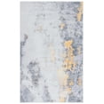 thumbnail image 3 of SAFAVIEH Tacoma Eliot Traditional Machine Washable Area Rug, Grey/Gold, 6' x 9', 3 of 14