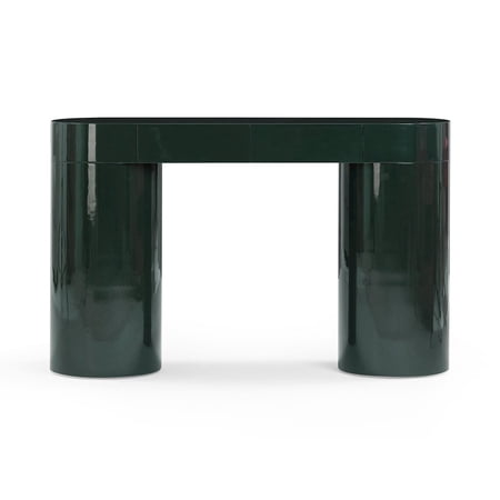 TOV Furniture Mira Deep Green High Gloss Console Table