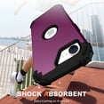 thumbnail image 6 of for iPhone 16e Back Case, Phone Case Heavy Duty 2 in 1 Rugged Shockproof Protection Hybrid Hard PC Bumper Drop Protective Silicone for Girls Women Boys Men for iPhone 16e, Purple, 6 of 7