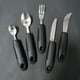 thumbnail image 2 of Utensilios adaptados para ancianos/artritis/mango débil y discapacitados - Estuche de viaje conveniente (juego de 4 piezas) JAMW Sencillez, 2 of 4