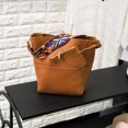 thumbnail image 5 of Bucket bag Women Leather Wide Strap Shoulder bag Handbag, 5 of 5