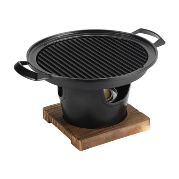 Mini Hibachi Parrilla de carbón de mesa Parrilla de barbacoa japonesa portátil Parrilla de barbacoa para la playa Inicio Senderismo Camping Viajes Estilo C