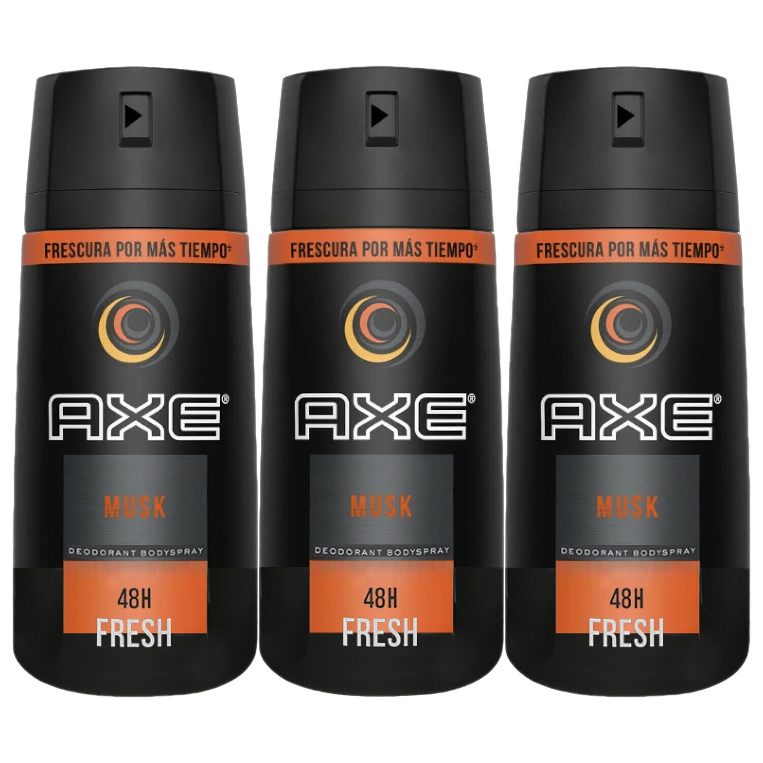 kalv hjerne succes Axe Musk Deodorant Body Spray Men's Fragrance 150ml 5.07oz (3 Pack, Musk) -  Walmart.com