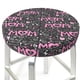 thumbnail image 3 of Balery Lovely Mom Ever Fundas de asiento para taburete de bar redondo de tela de terciopelo ajustables que protegen de arañazos y manchas para sillas de 14 a 17 pulgadas.-12 inch, 3 of 7