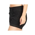 thumbnail image 2 of SAYOO Pantalones cortos de mezclilla de verano para mujer, pantalones cortos de mezclilla enrollables de cintura media de color sólido con bolsillos para niñas, S / M / L / XL / XXL / XXXL SAYOO  Moda, 2 of 5