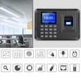 thumbnail image 3 of Machine de Vérification d'Empreintes Digitales Horloge de Temps d'Employé Icd, 3 of 4