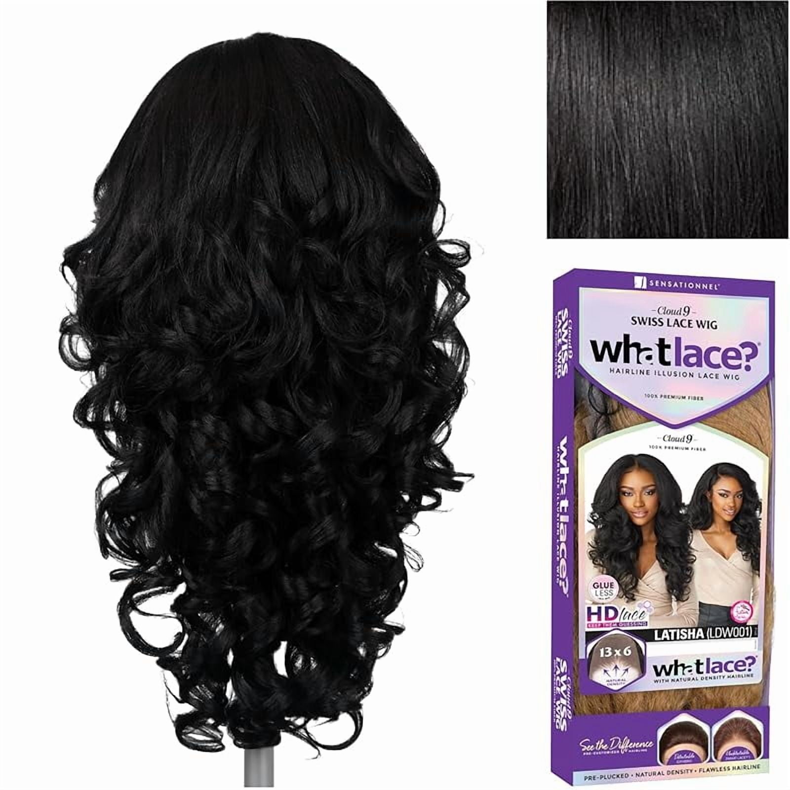 Sensationnel What lace 13x6 wigs - latisha lacefrontal hand tied glueless synthetic with natural density preplucked hairline (FLAMBOYAGEAUBURN)