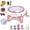 Pink-48, variant on Knitting Machines 48 Needles,Smart Knitting Crochet Machine, Knitting Crochet Machine with Row Counter,Weaving Loom Machine Kit for Adults,DIY Board Rotating Double Knit Kit
