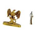 thumbnail image 4 of Figura de animal escultura artesanía arte moderno adorno resina estatua africana mesa vintage tribal dama figura decorativa para escritorio gabinete d, 4 of 7