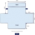 thumbnail image 3 of CHOK 2024 1-Piece Reversible Sofa Cover Quilted Slipcover (Sofa  Gray), 3 of 6
