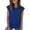 #308-Blue, variant on Women's Casual Solid Color Crew Neck Cap Sleeve T-Shirt Loose Fit Comfy Breathable Top for Daily Wear Gifts