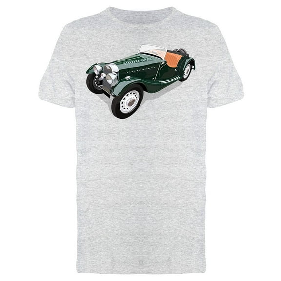 Green Classic Car  T-Shirt Men -Image by Shutterstock, Male 3X-Large