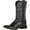 #005-Black, variant on GIPQJK Cowboy Boots For Men Western Boot Durable Classic Embroidered Snip Toe Boots,Black 39