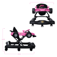 thumbnail image 3 of Andadera Para Bebé Aeiou A001 Diseño De Auto De Carreras Rosa, 3 of 9