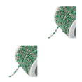 thumbnail image 3 of Bewildely Cadena de acero inoxidable con cuentas de esmalte de colores para joyería DIY y cadena de fabricación de moda acero + verde Acero+Verde 2Conjunto, 3 of 6