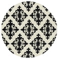 thumbnail image 4 of Kaleen Tara Round - Black 11'9" x 11'9" 100% Wool Rug, 4 of 6